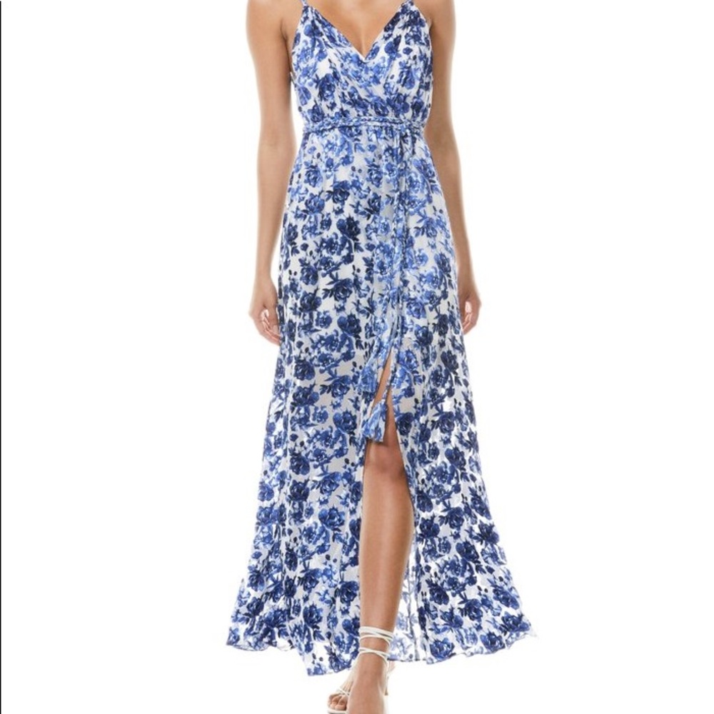 Samantha Belted Floral Maxi Dress